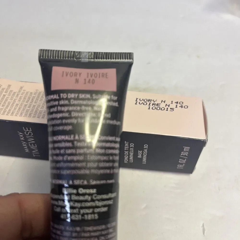 Mary Kay Timewise Luminous 3D Foundation IVORY N 140 - 100015 Normal To Dry Skin